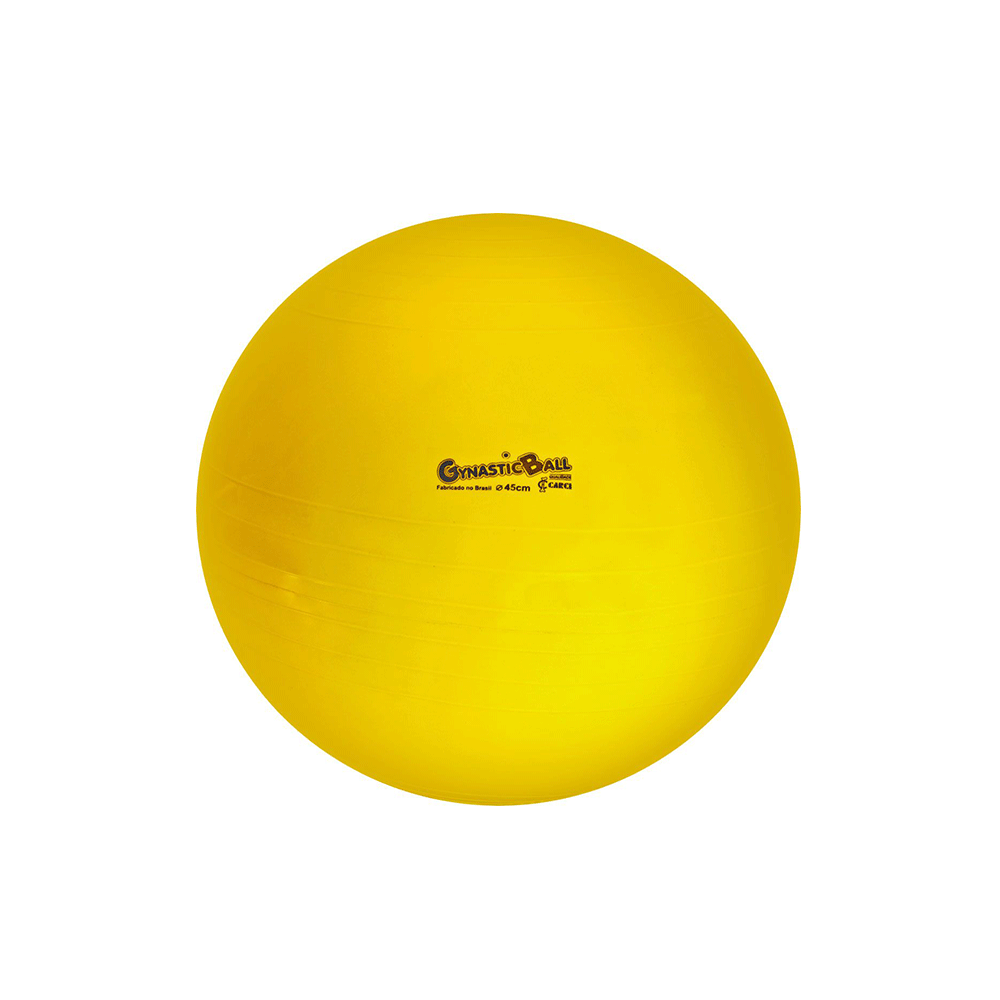 PhysioBall Bola Fisioterapia Reabilitação - Amarela 105 cm